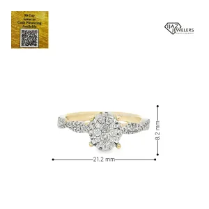 10K Gold 0.25 CTW Diamond Ladies Ring