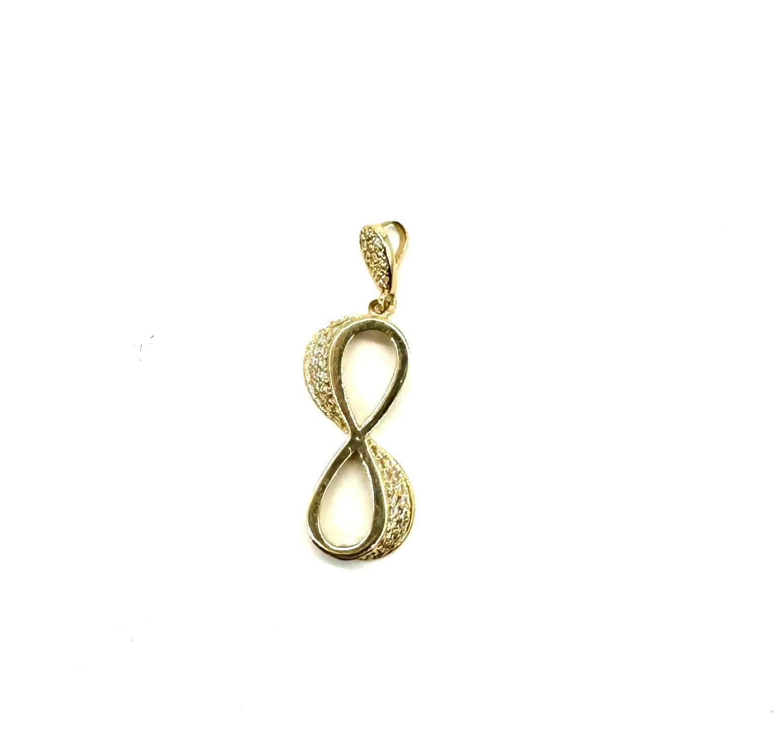 1/4 Ctw Diamond Infinity Pendant