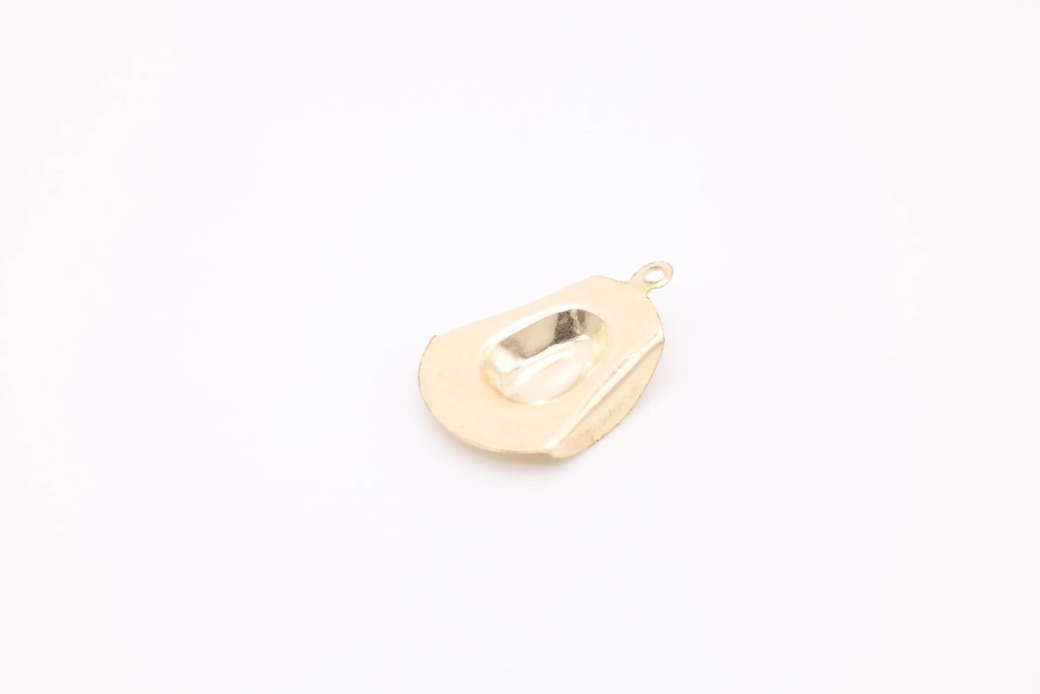 14K Gold-Filled Cowboy Hat Charm, Wholesale Jewelry Making Charm