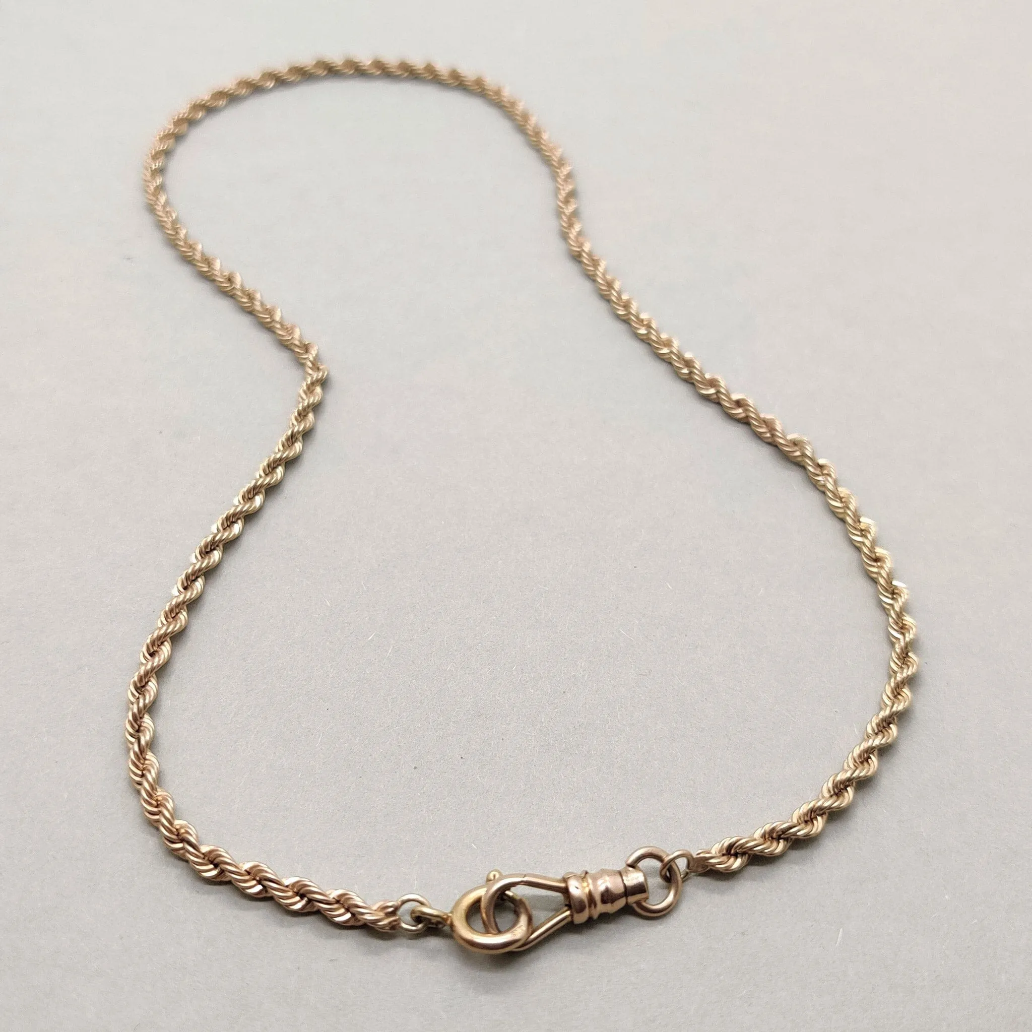 14K Vintage Rope Chain Necklace