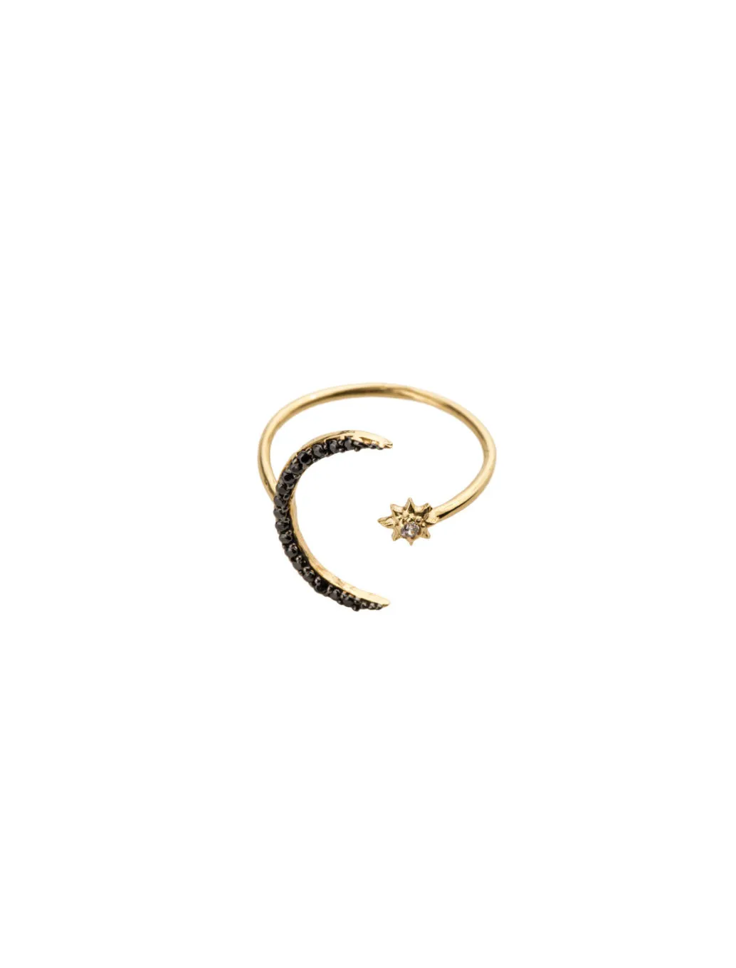 18K Gold Night Sky Ring