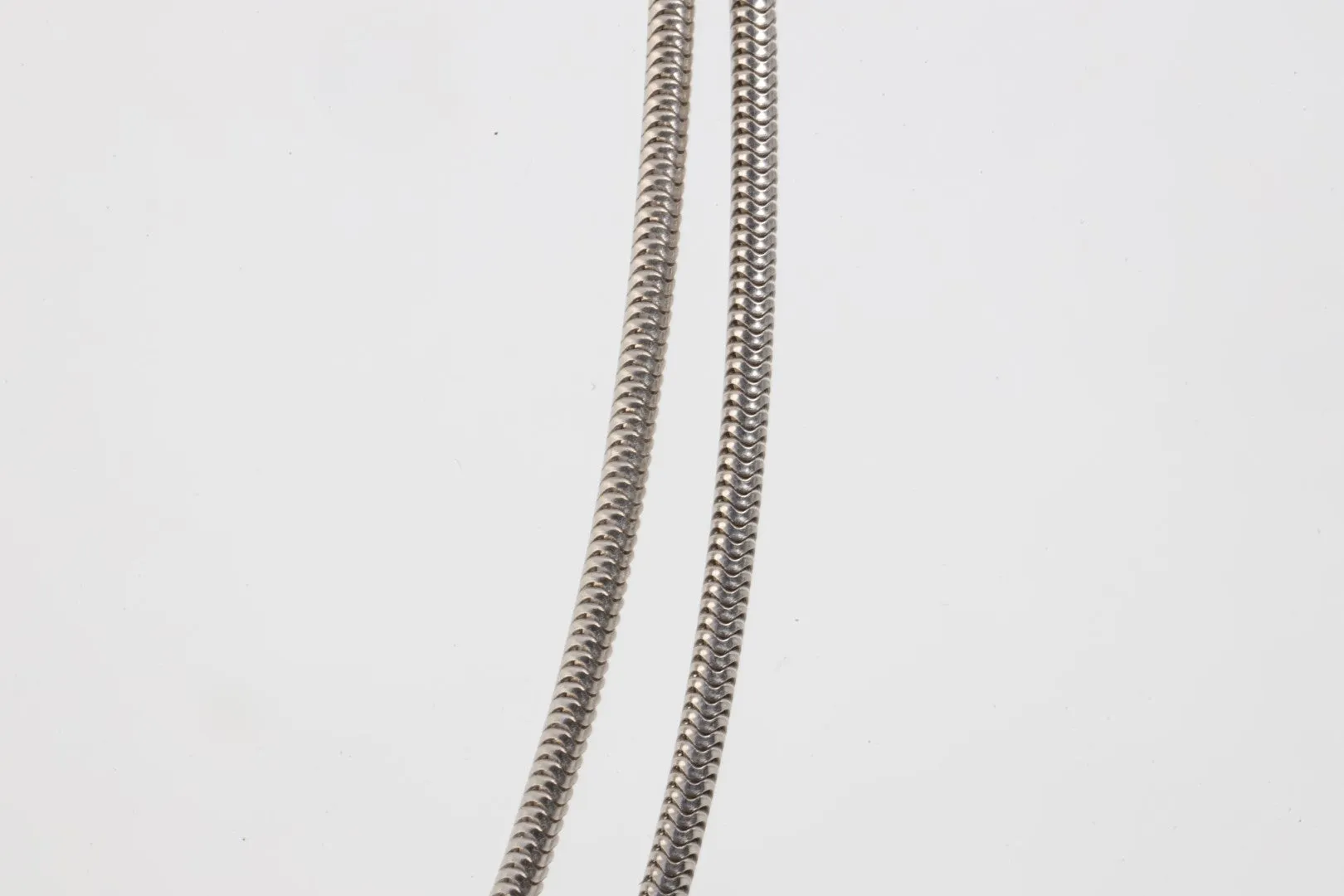 53" Tiffany & Co. 18k White Gold Feather Lariat Wrap Necklace (33.73g.)