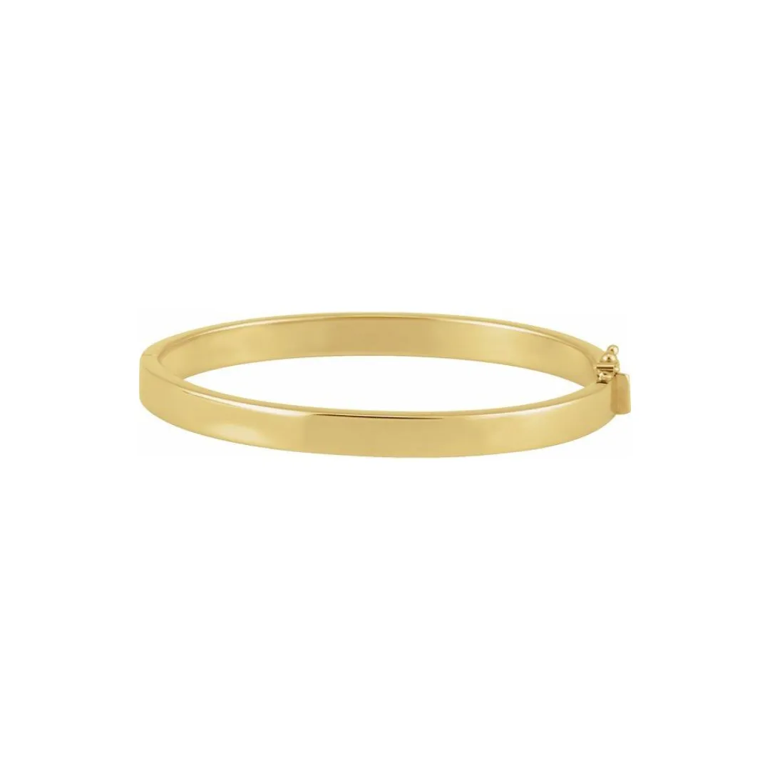 6MM HINGED BANGLE BRACELET