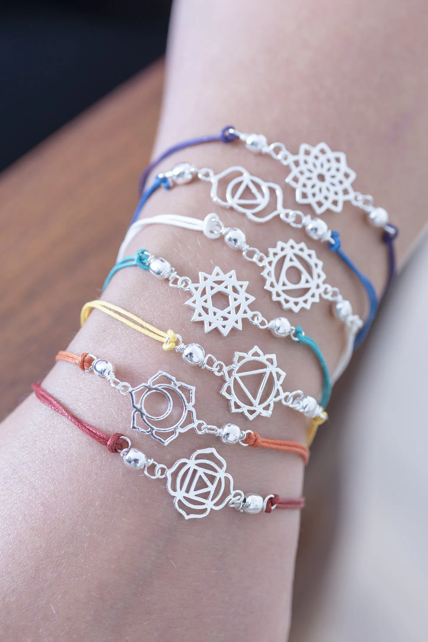 Adjustable Chakra Bracelet