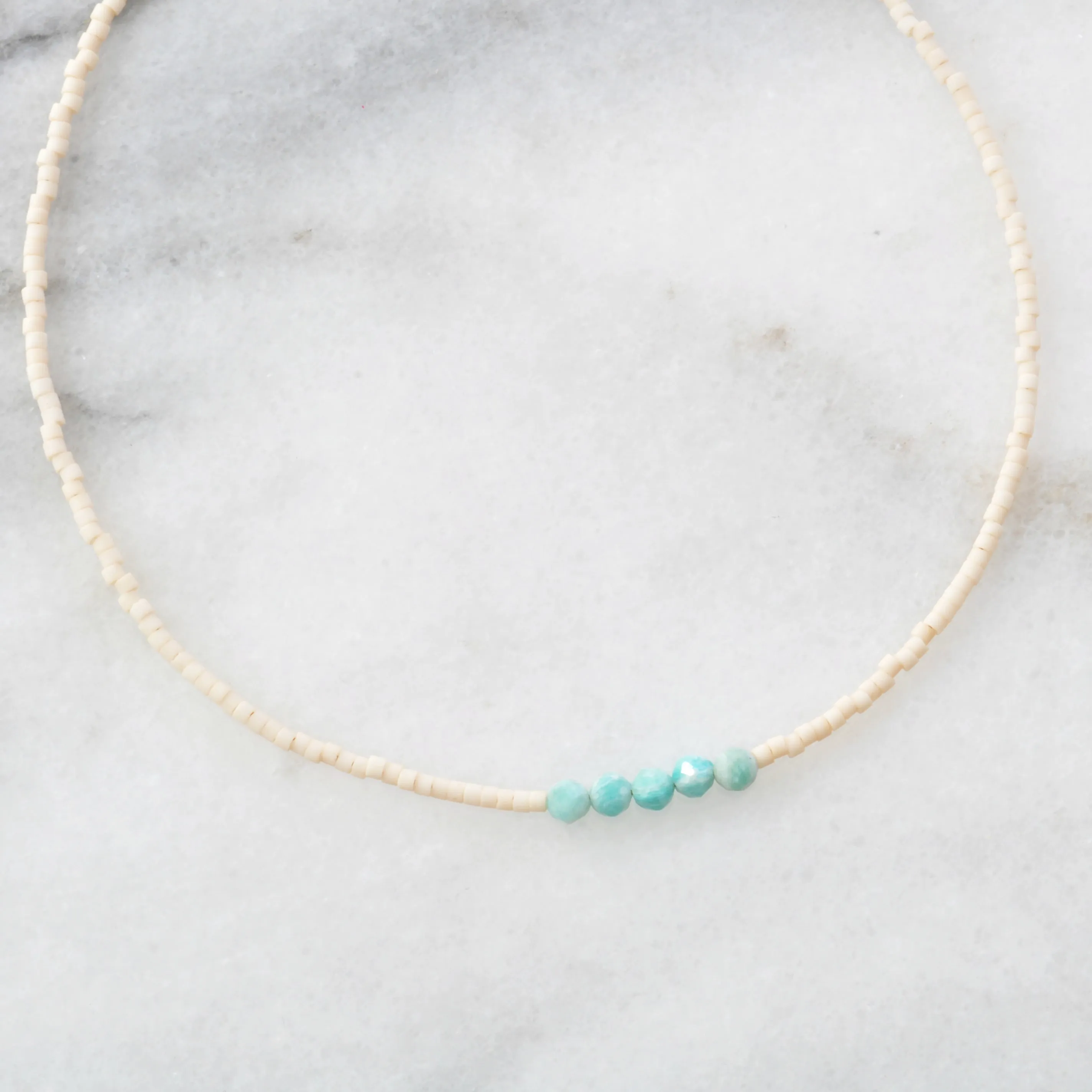 Amazonite Gemstone Choker Necklace