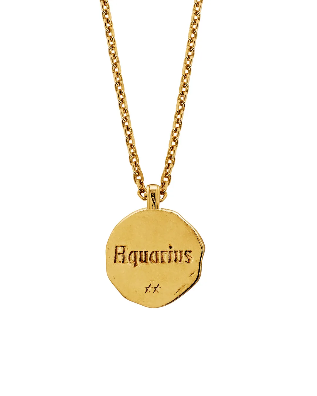 Aquarius Necklace Gold