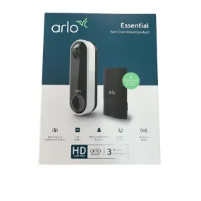 Arlo Essential Wire Free HD Motion Detection Night Vision Video Doorbell