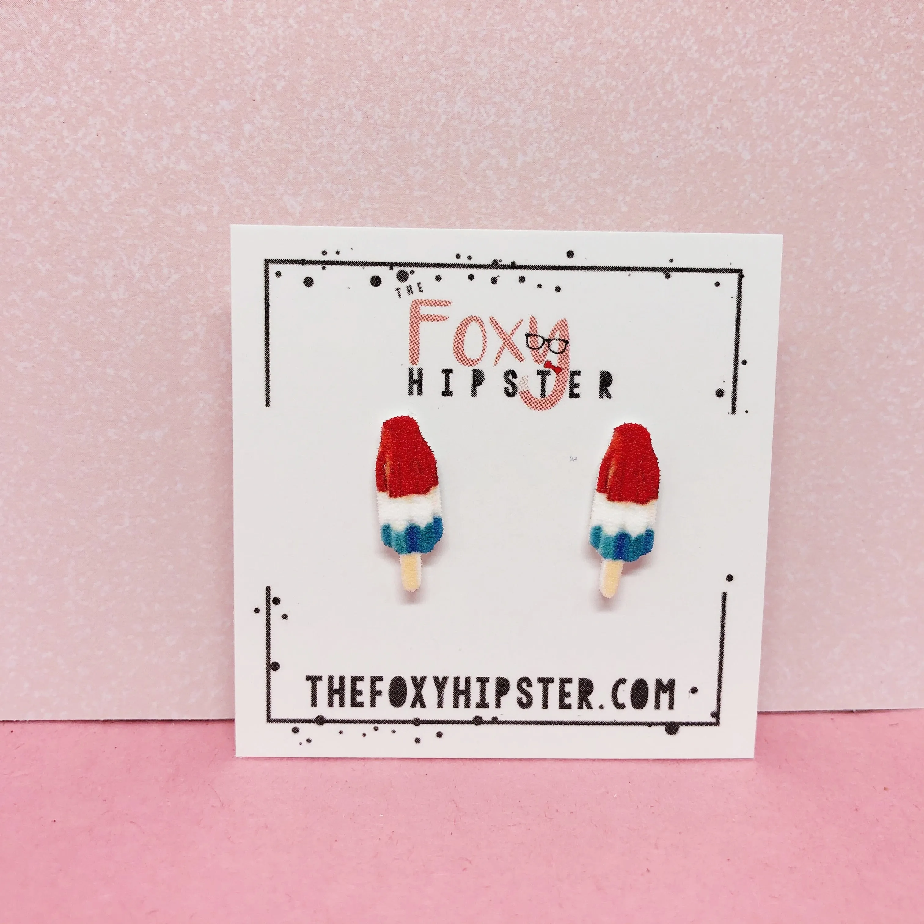 Bomb pop popsicle Stud Earrings