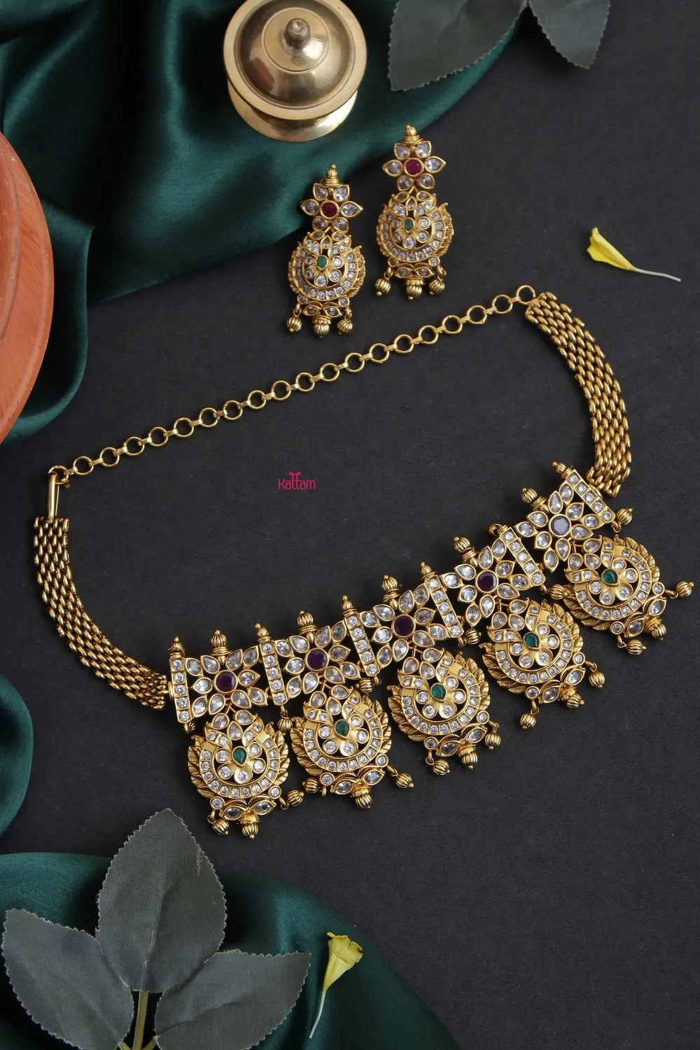 Bridal heavy Choker Set