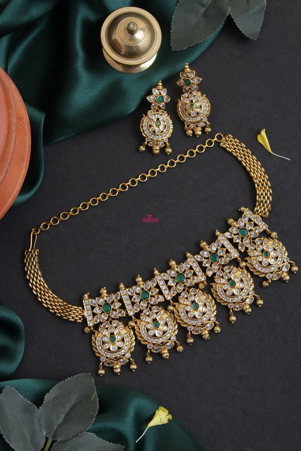 Bridal heavy Choker Set