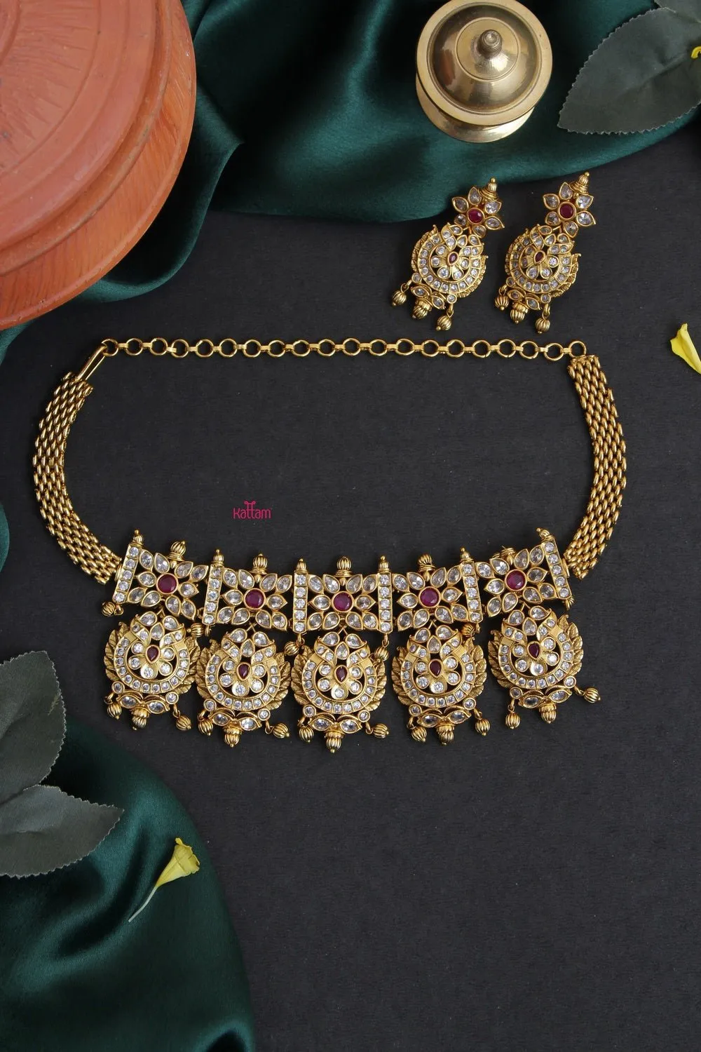 Bridal heavy Choker Set