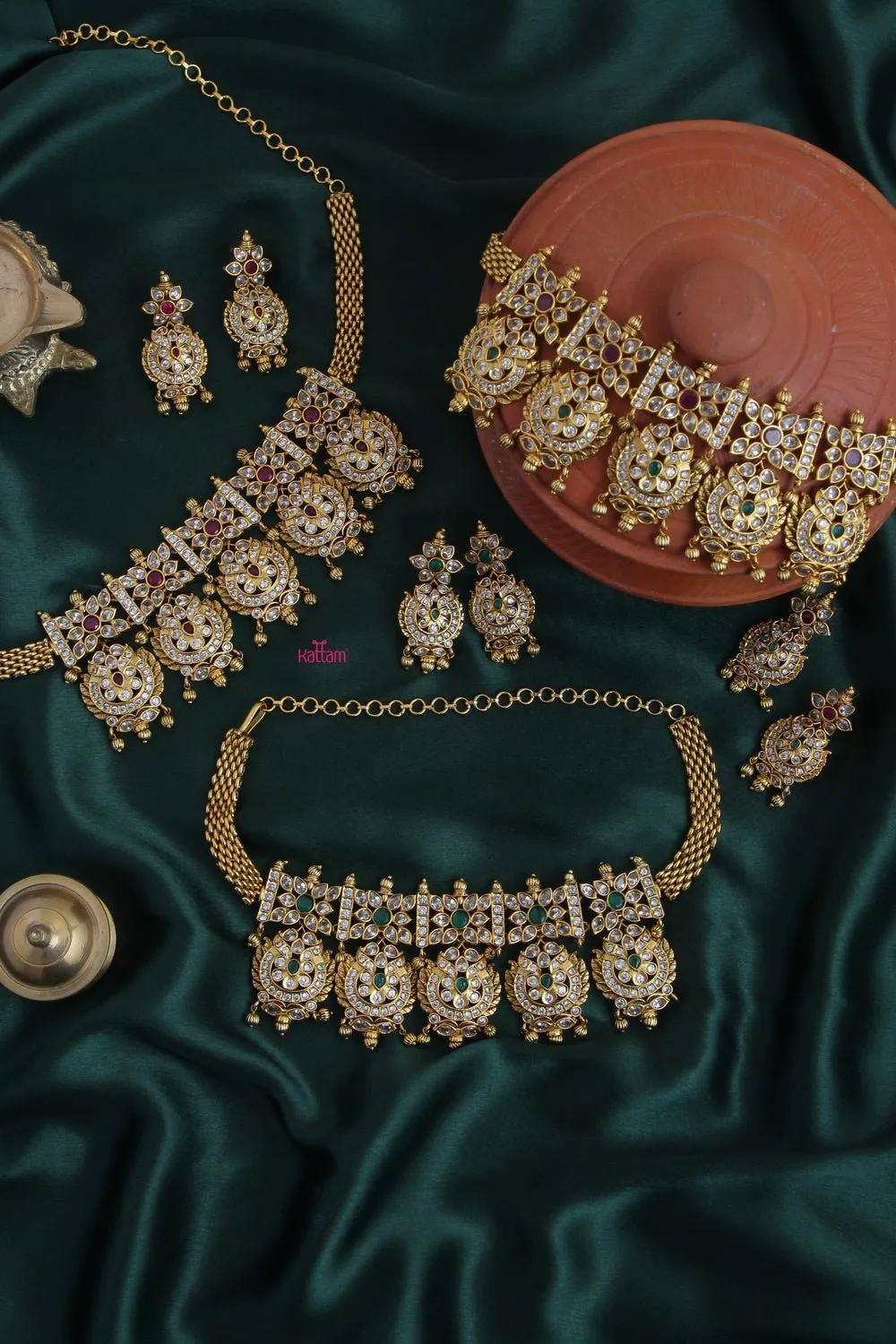 Bridal heavy Choker Set