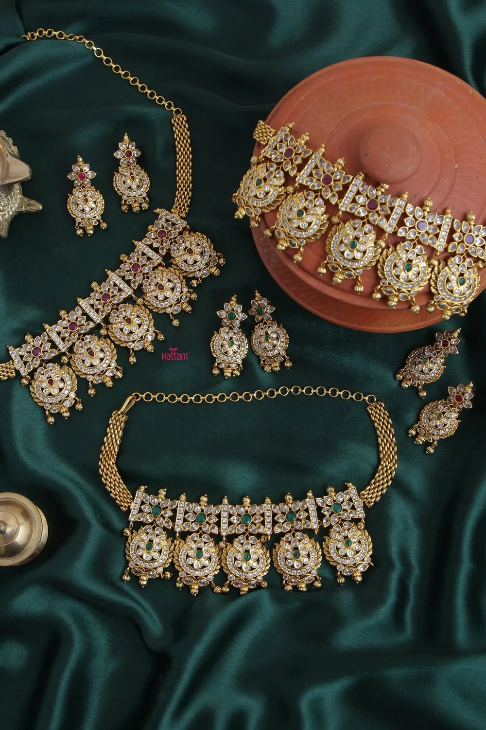 Bridal heavy Choker Set