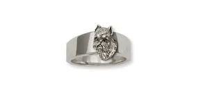 Brussels Griffon Ring Handmade Sterling Silver Dog Jewelry GF7-R