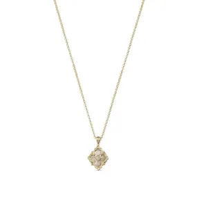 Buccellati - Opera Tulle - Small Pendant Necklace, 18k Yellow Gold with Mother of Pearl