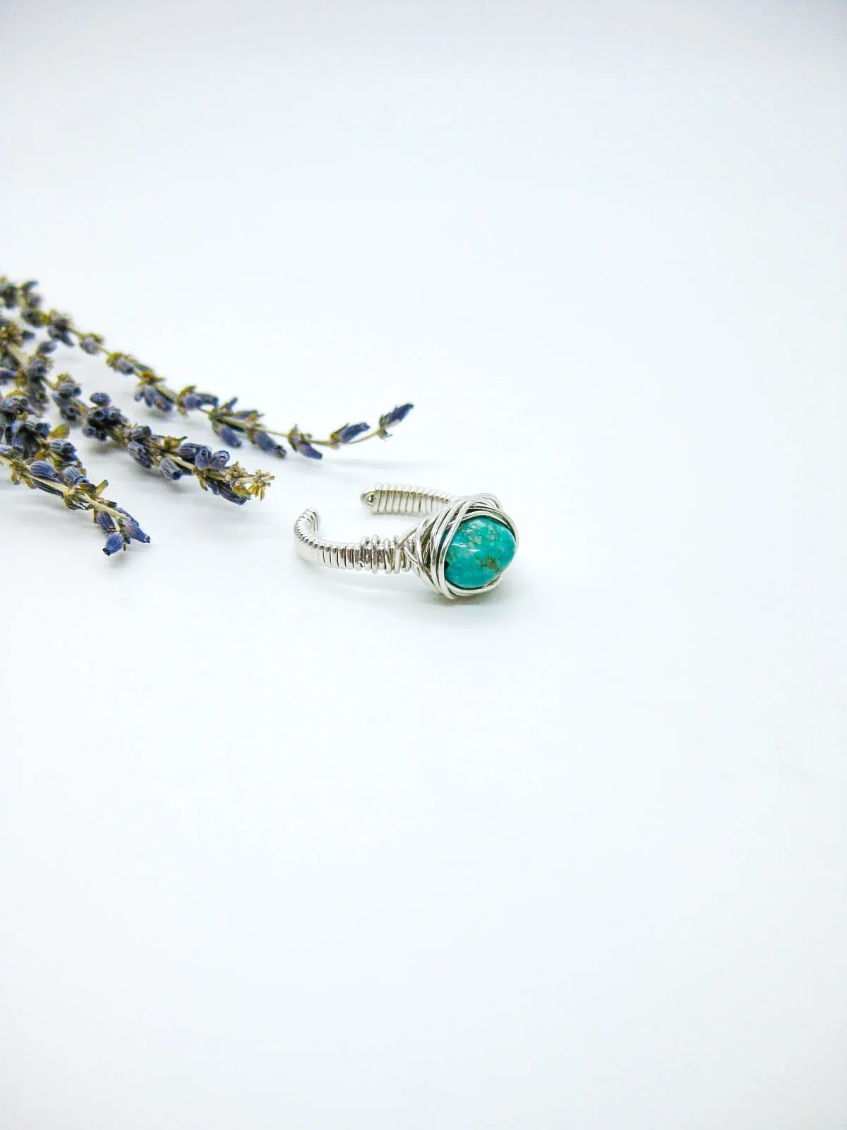 Calla: Turquoise Ring - r47