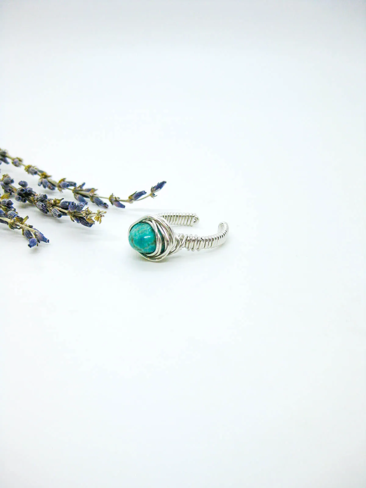 Calla: Turquoise Ring - r47