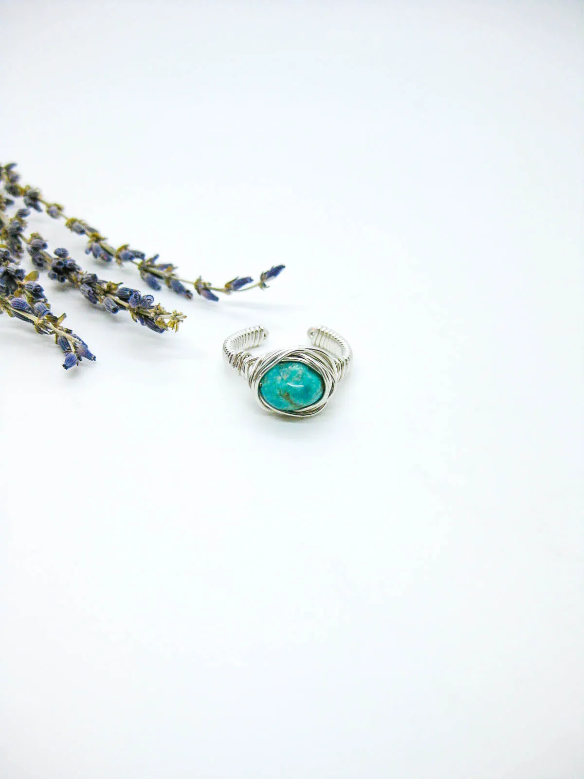 Calla: Turquoise Ring - r47