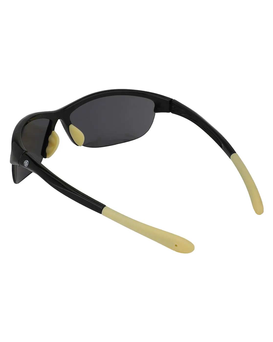 Carlton London Black Lens & Black Sports Sunglasses For Boy