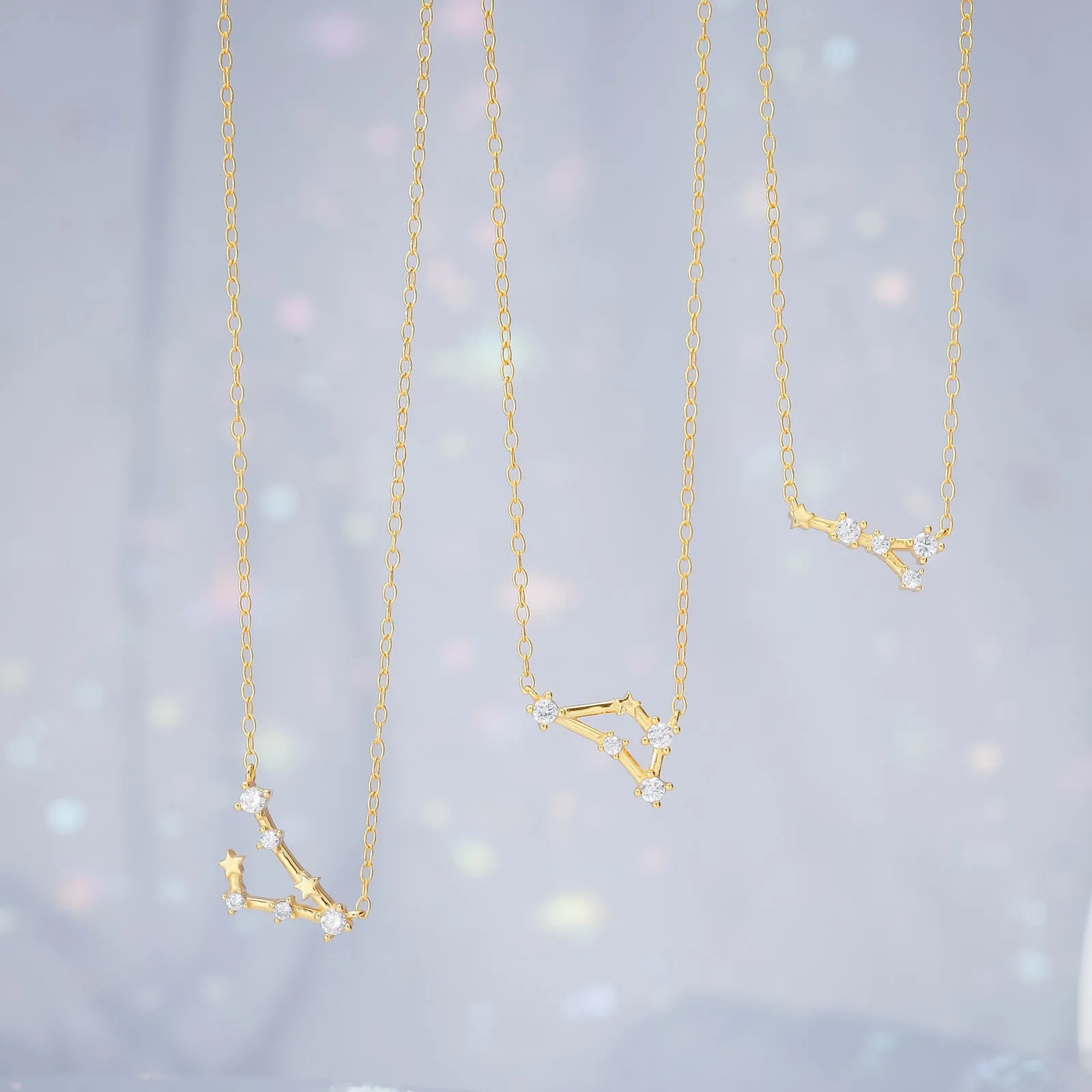 Constellation Silver Necklace - Capricorn