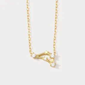 Constellation Silver Necklace - Capricorn