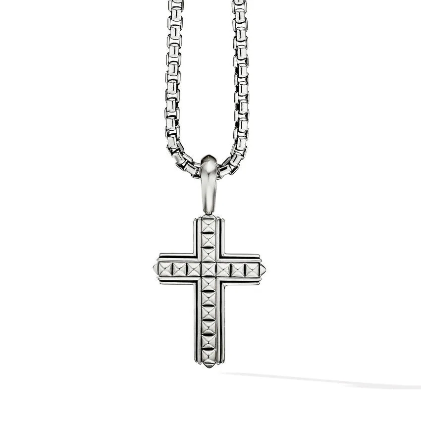 David Yurman Gents 24MM Pyramid Cross