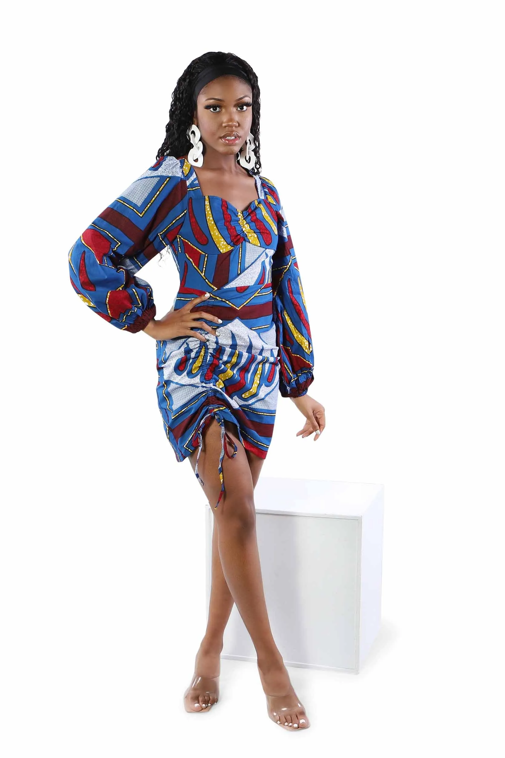 Delia African Print Dress