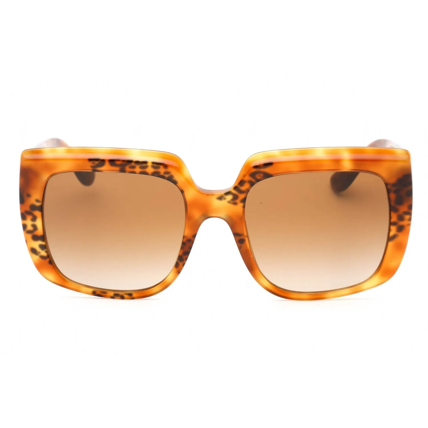 Dolce & Gabbana 0DG4414 Sunglasses Leopard Tortoise/Brown Gradient Women's