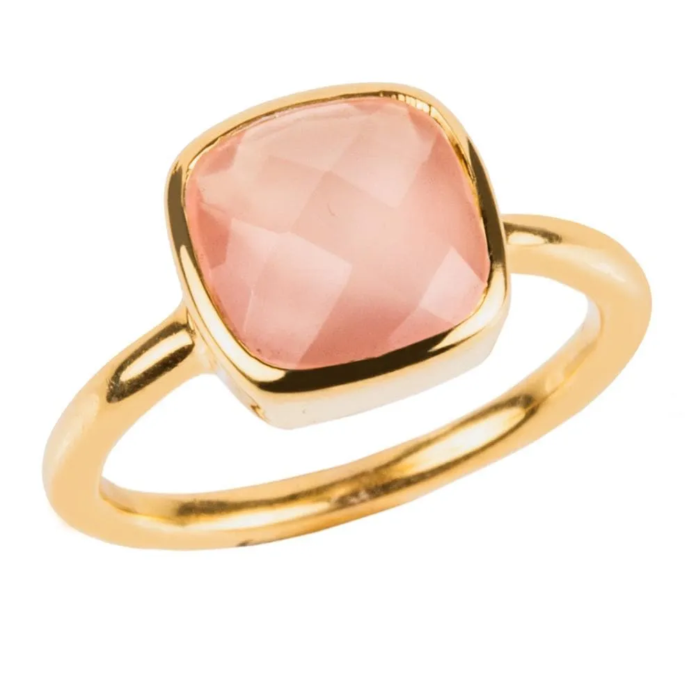 Dream Gems Ring Pink Quartz