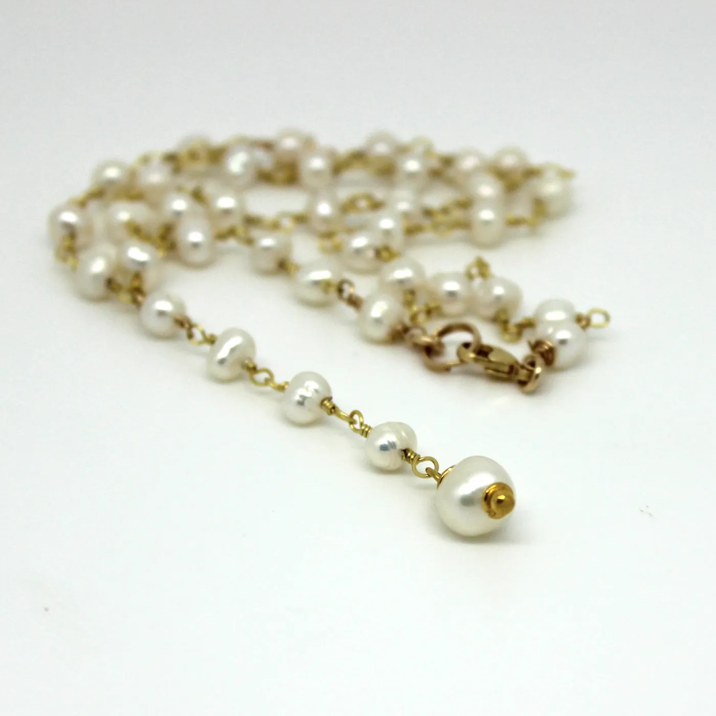 Drop Pearl Necklace