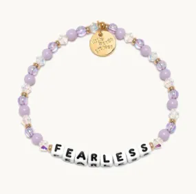 Fearless Purple Beaded My Little Words Project Bracelet