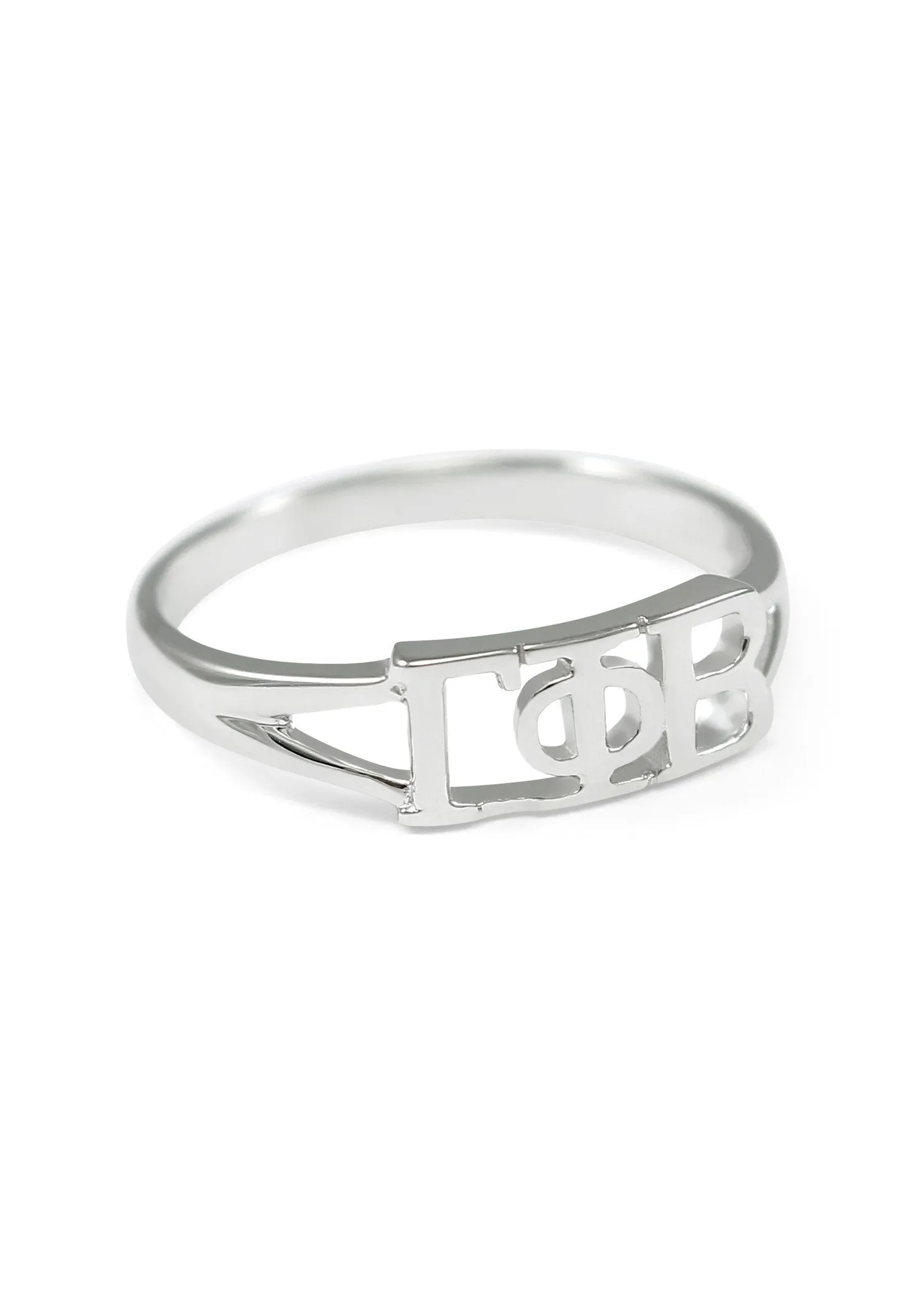 Gamma Phi Beta Sterling Silver Ring