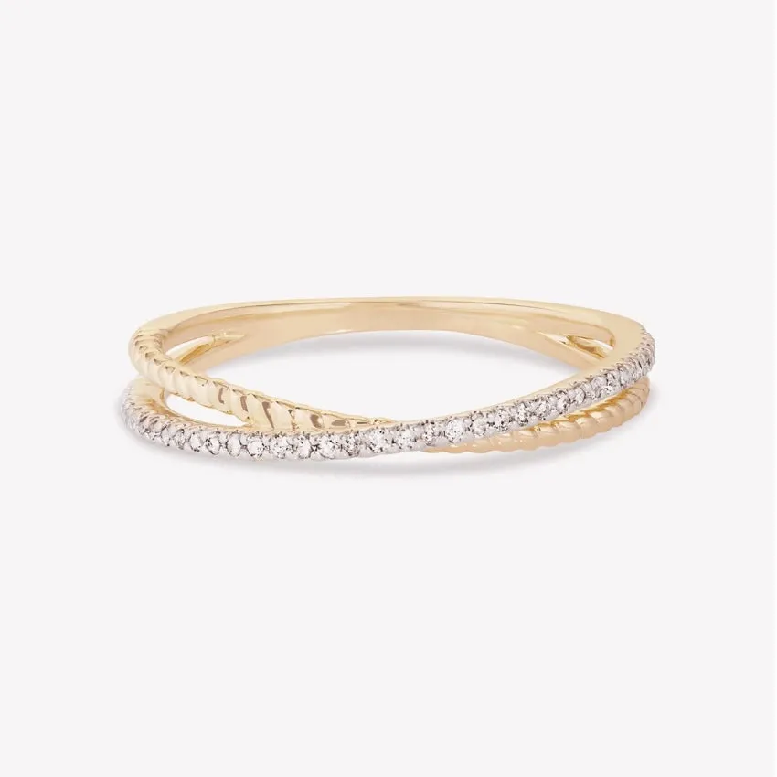 Gemini Crossover Pave Band