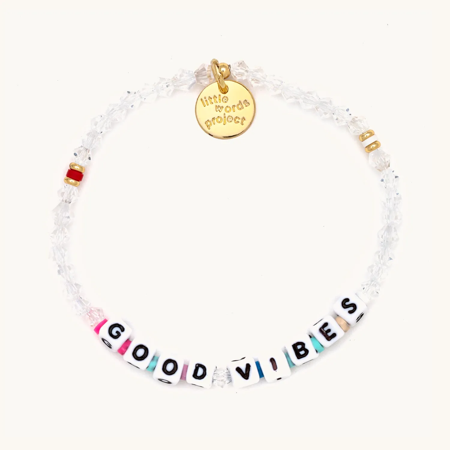 Good Vibes Little Words Project Trackable Bracelet