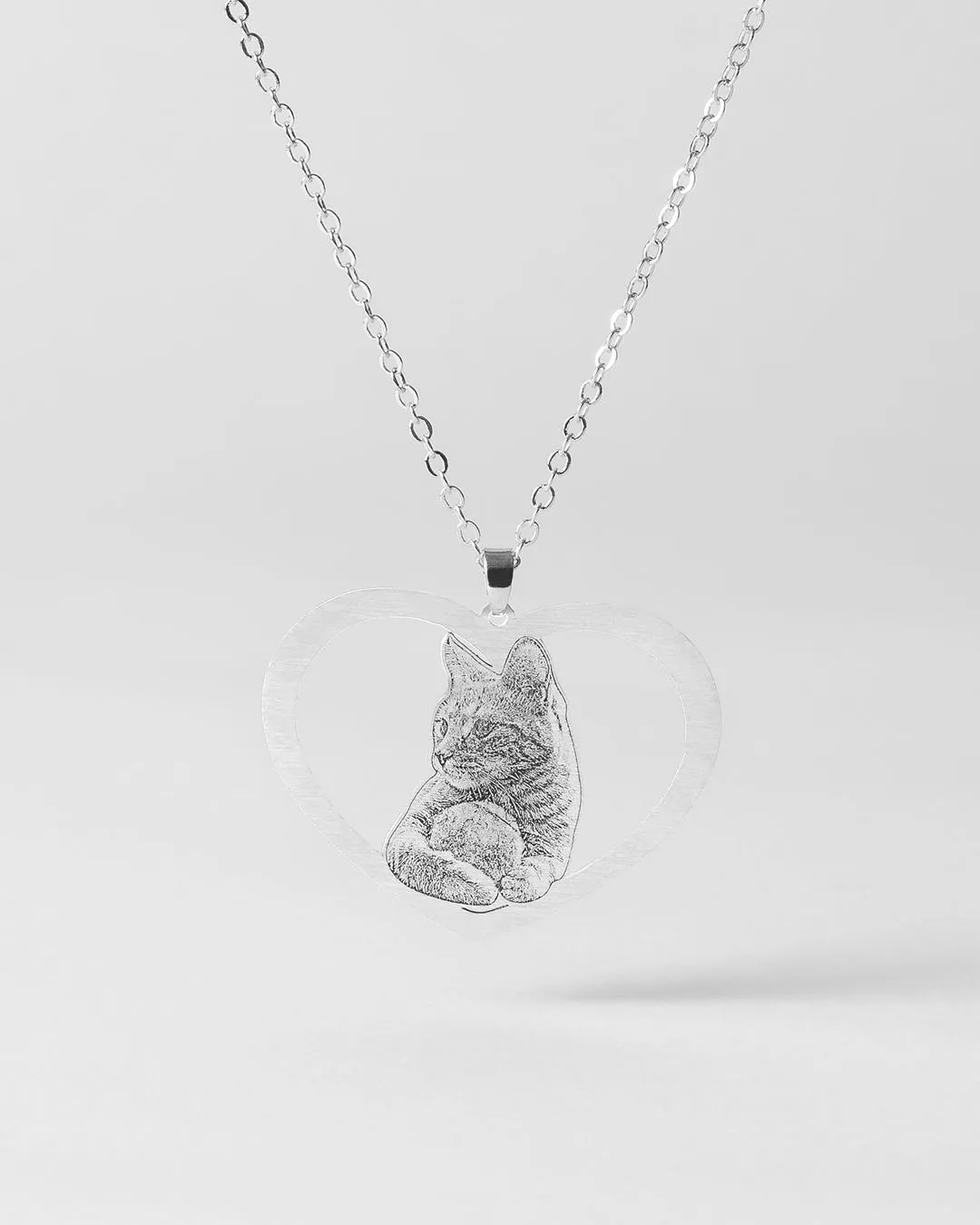 Halo Heart Necklace