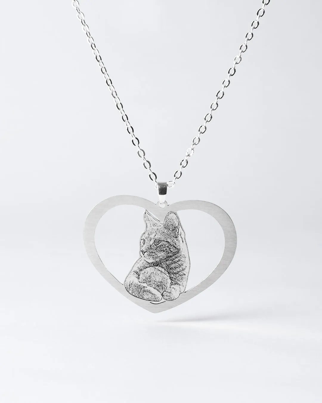 Halo Heart Necklace