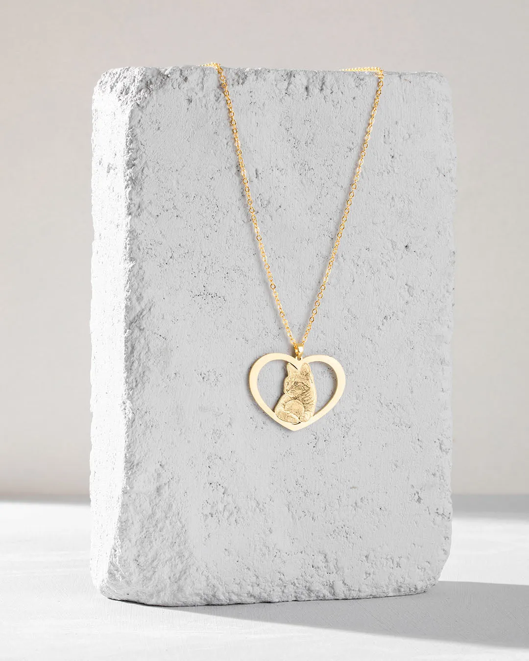 Halo Heart Necklace