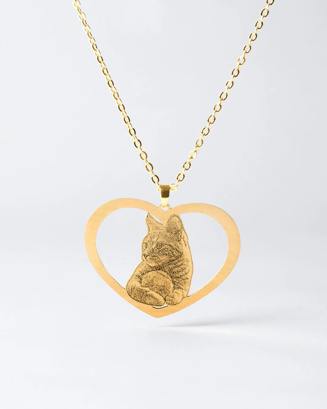 Halo Heart Necklace