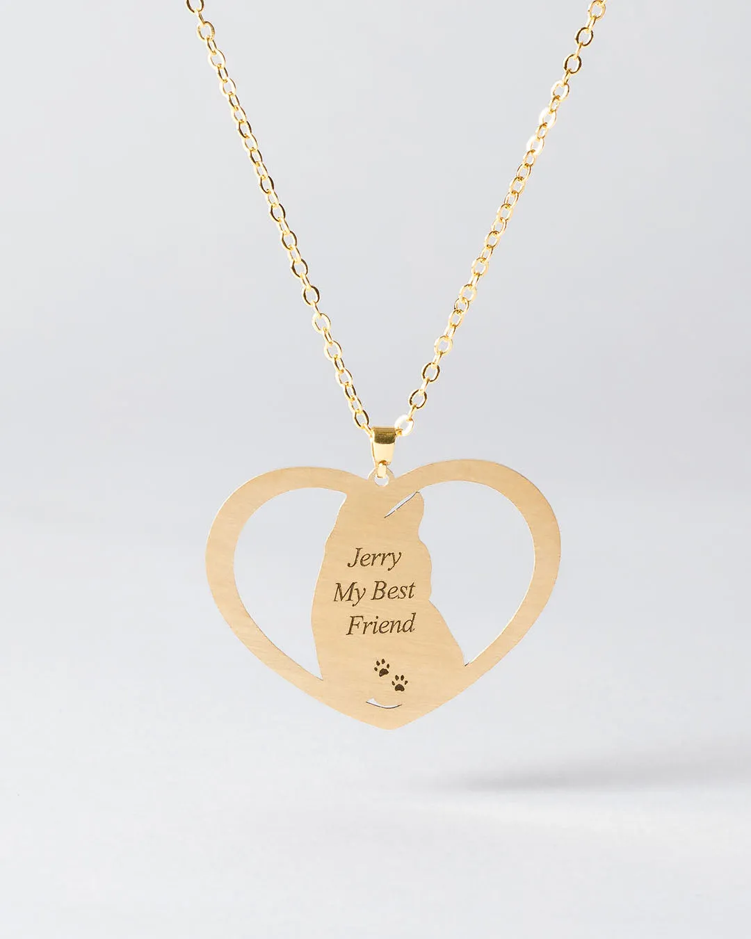 Halo Heart Necklace