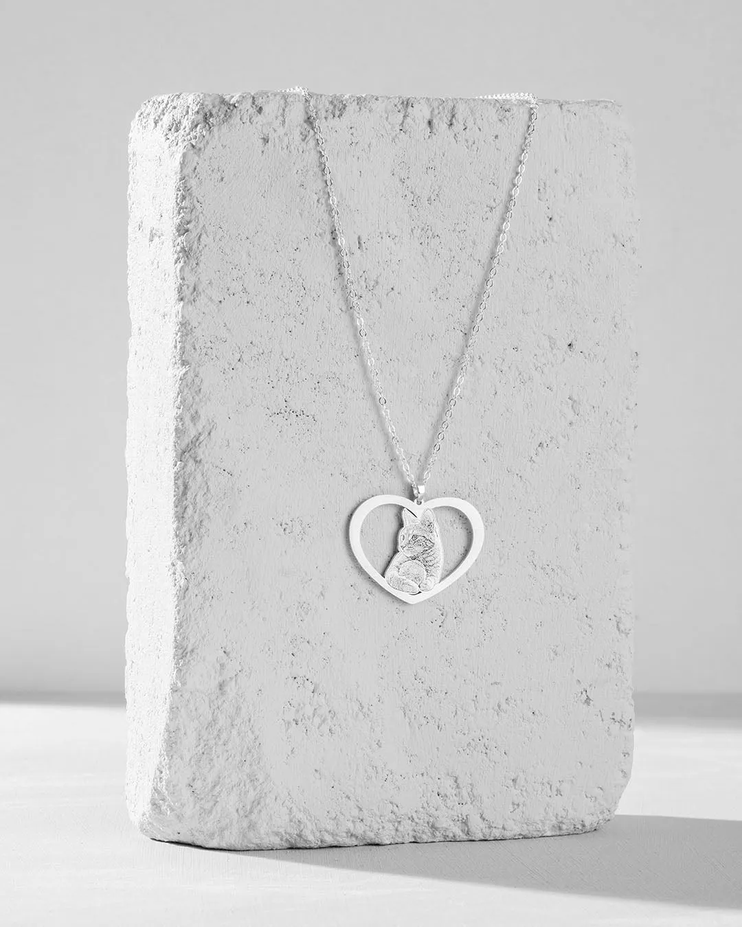 Halo Heart Necklace