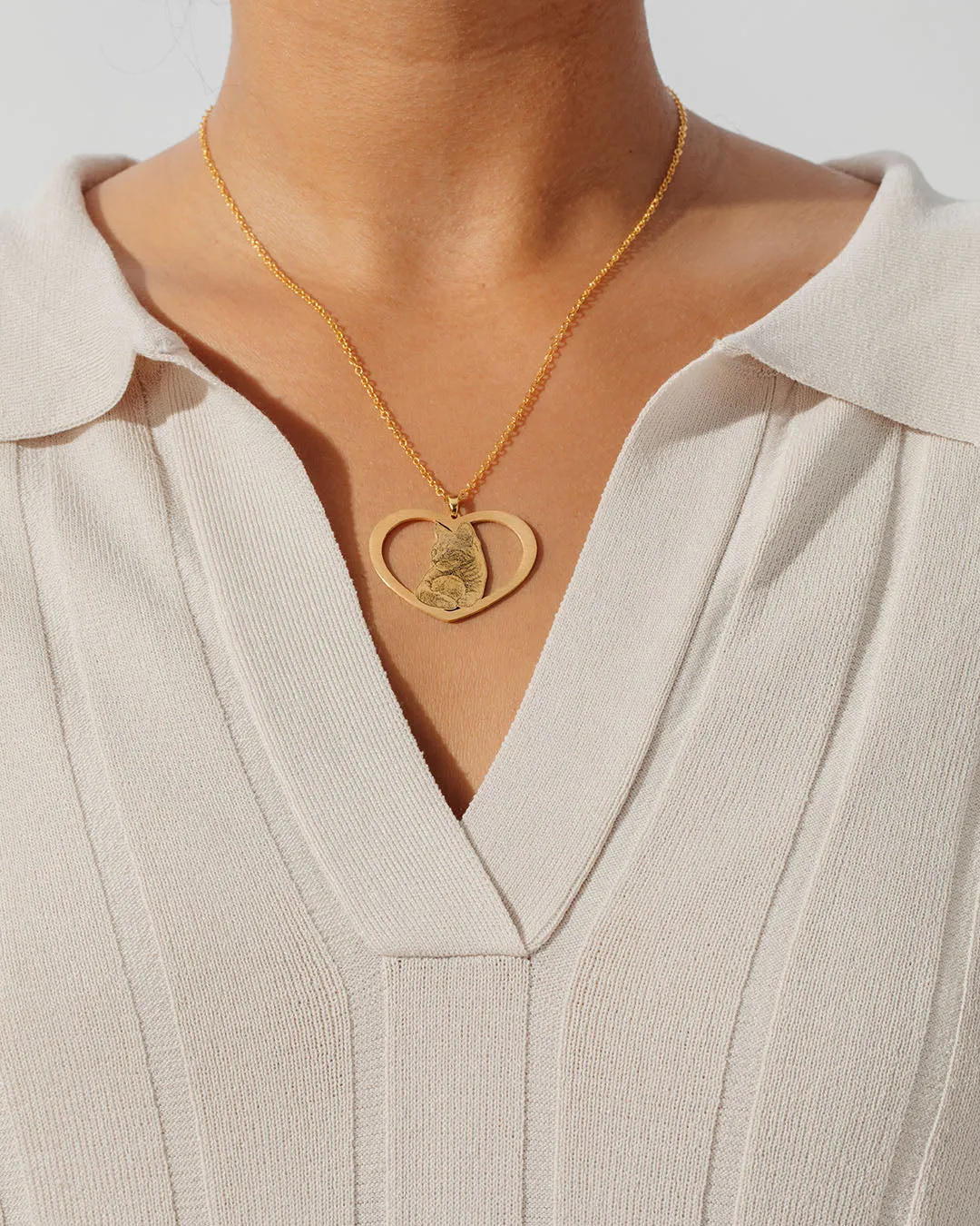 Halo Heart Necklace