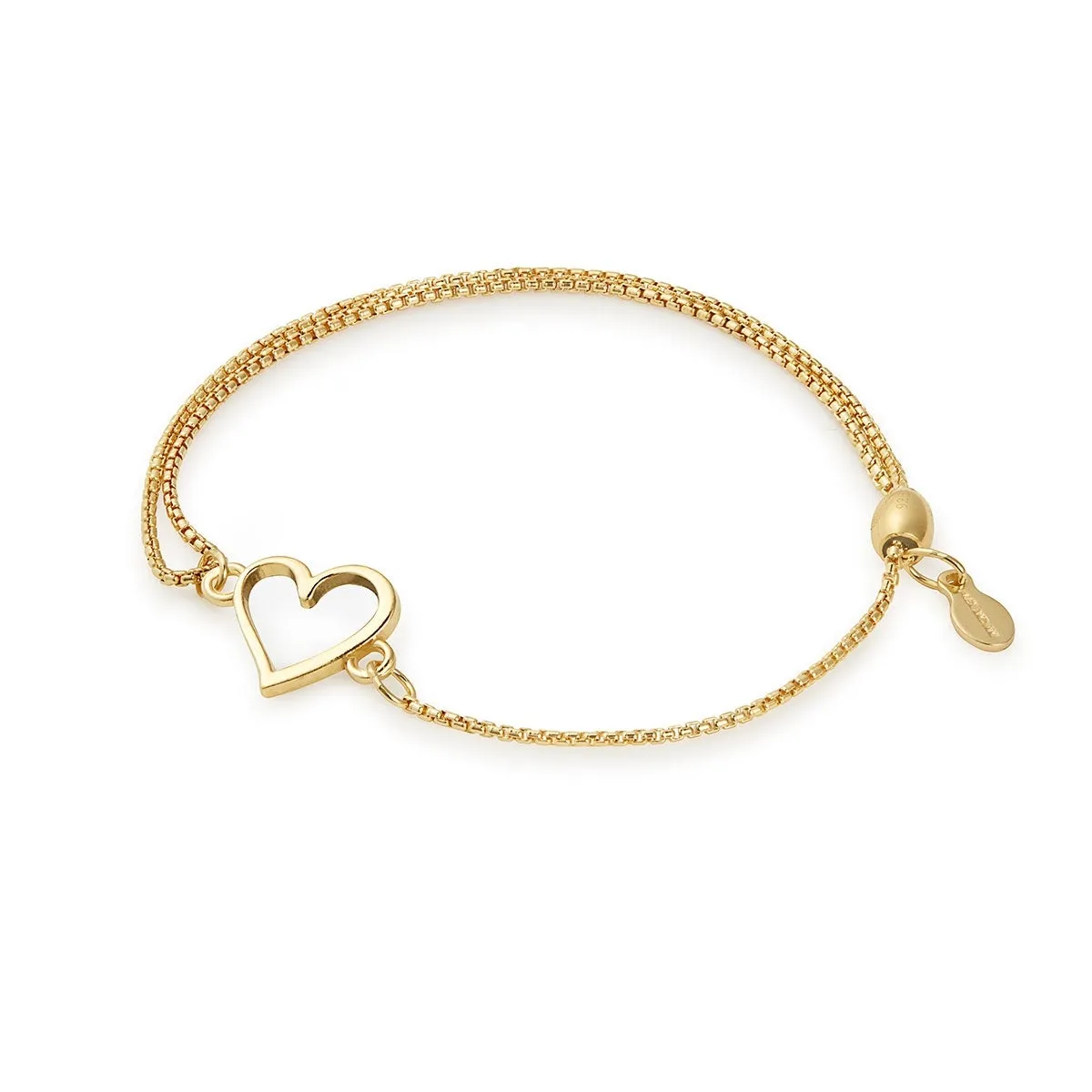 Heart Pull Chain Bracelet