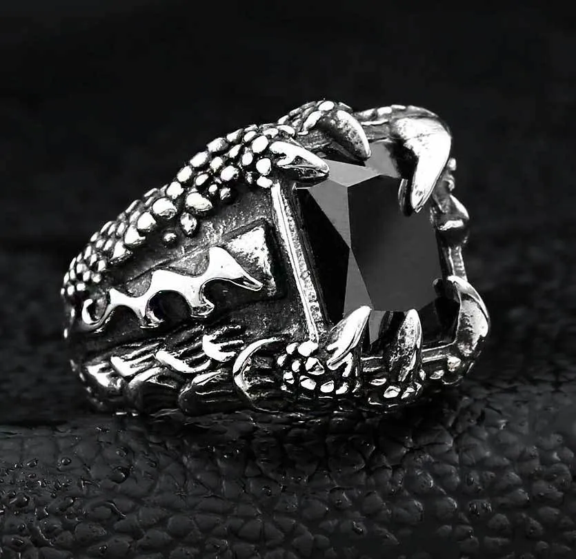 Ice Dragon Claw Ring