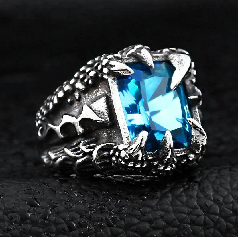 Ice Dragon Claw Ring