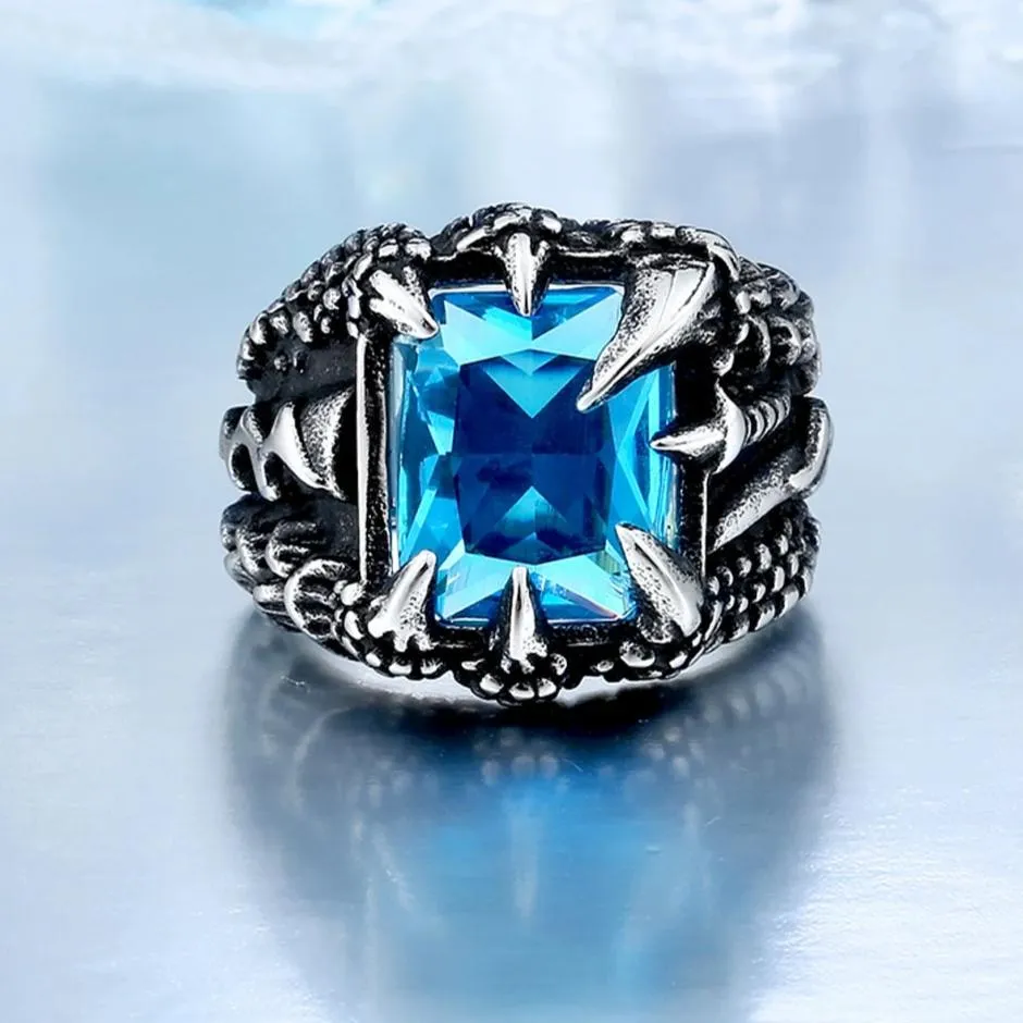 Ice Dragon Claw Ring