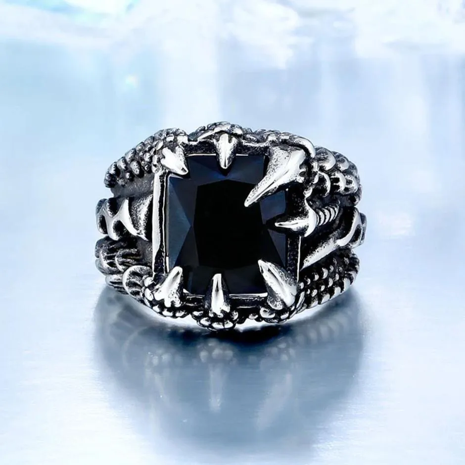 Ice Dragon Claw Ring