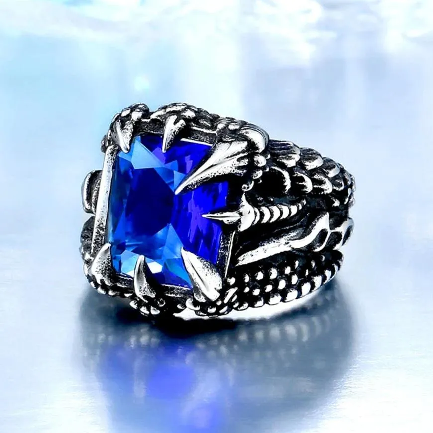 Ice Dragon Claw Ring