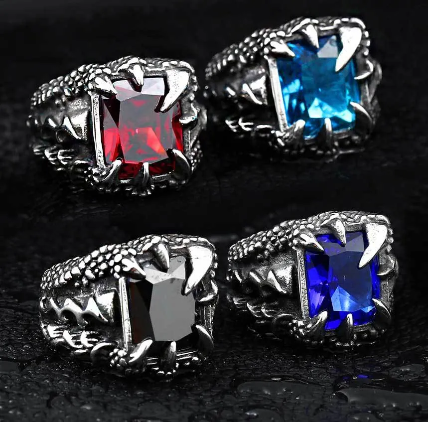 Ice Dragon Claw Ring