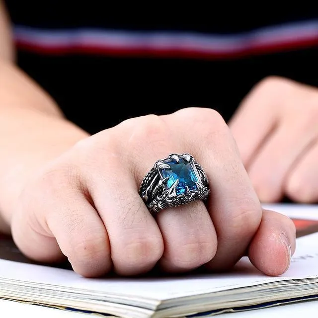 Ice Dragon Claw Ring