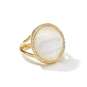 IPPOLITA Lollipop Medium Mother of Pearl Ring